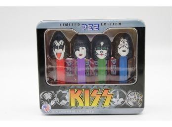 KISS PEZ DISPENSER LIMITED EDITION SET IN SEALED TIN