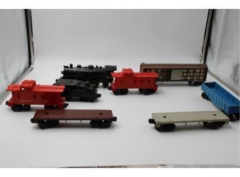 1966-67 LIONEL TRAIN SET WITH TRAINS AND TRACKS WITH MOTOR AND WIRES