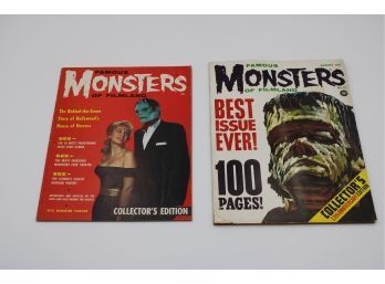 (10) FAMOUS MONSTERS OF FILMLAND COLLECTORS EDITION LOT