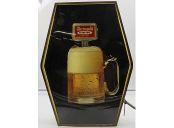 VINTAGE RHEINGOLD EXTRA DRY LIGHT UP VINTAGE BEER SIGN