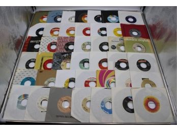 VINYL RECORDS 45RPM MISCELLANEOUS RECORDS BOX LOT (AEROSMITH, PRINCE)