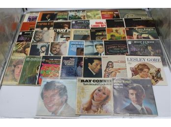 BINDER OF 45RPM RECORD SLEEVES (ELVIS, THE BEATLES)