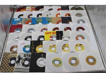 VINYL RECORDS 45RPM MISCELLANEOUS RECORDS BOX LOT (MARVIN GAYE, ARETHA FRANKLIN)