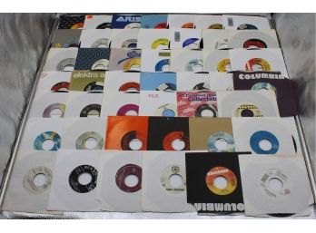 VINYL RECORDS 45RPM MISCELLANEOUS BOX LOT (WHITNEY HOUSTON, MADONNA)