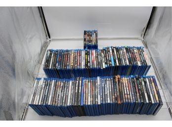 (106) ACTION MOVIES SERIES BLU RAY MOVIE BOX LOT (MARVEL, TRANSFORMERS)