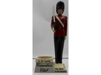 CANADIAN CLUB IN 87 LANDS SOLDIER DISPLAY STATUE