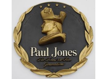 PAUL JONES WHISKEY VINTAGE PLAQUE SIGN