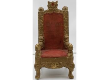 IMPERIAL WHISKEY BY HIRAM WALKER THRONE CHAIR BOTTLE DISPLAY