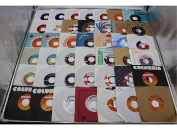 VINYL RECORDS 45RPM MISCELLANEOUS RECORDS BOX LOT (JOHN DENVER, NEIL DIAMOND)