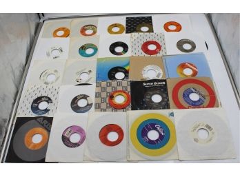 VINYL RECORDS 45RPM MISCELLANEOUS BOX LOT (cHER, TINA TURNER, ROD STEWART)