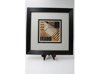 CROSS SECTIONS ABSTRACT 14' X 14'PRINT FRAMED