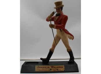 VINTAGE JOHNNIE WALKER LIQUOR STATUE DISPLAY