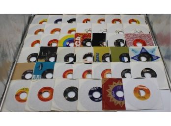 VINYL RECORDS 45RPM MISCELLANEOUS RECORDS BOX LOT (ELTON JOHN, BILLY JOEL, MICHAEL JACKSON)