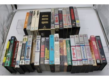 (33) ACTION VHS MOVIE BOX LOT (THE ENFORCER)