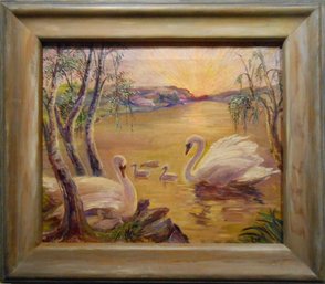 Lie: Impressionist Swans