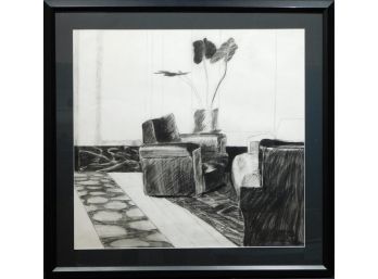 Dina Cheyette: Minimalist Sketch Of A Modern Room