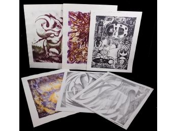 Howard Besnia: Several Lithographs And Wood Engraving Prints