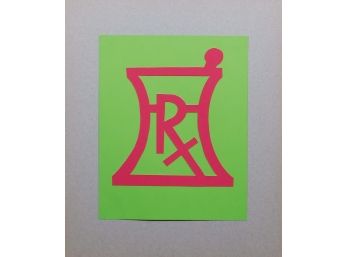 Rx Mid-Century Paper Silhouette