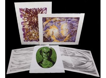 Howard Besnia: Several Lithographs And Wood Engraving Prints