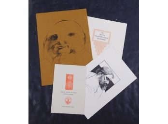 Leonard Baskin: Assortment Of Printing Proofs.