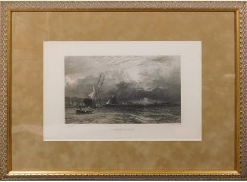 Henry Dawson: A Stormy Sunset