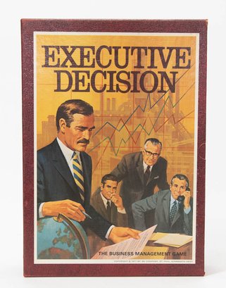 1971 Executive Decision The Business Management Game