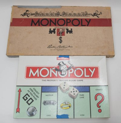 1950s Parker Brothers And Waddingtons Monopoly Board Games