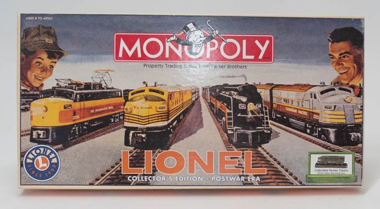 2000 Monopoly Lionel Postwar Era Collector's Edition