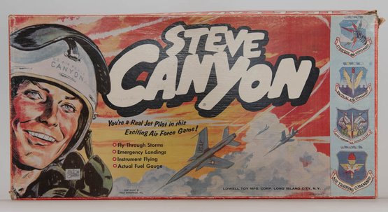 1959 Steve Canyon Lowell Board Game (incomplete)