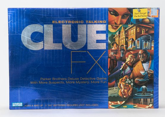 2003 Parker Brothers Electronic Talking Clue Board Game *AS IS*