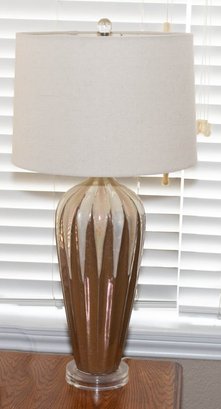 Decorative Glass Venetian Style Lamp With Acrylic Base