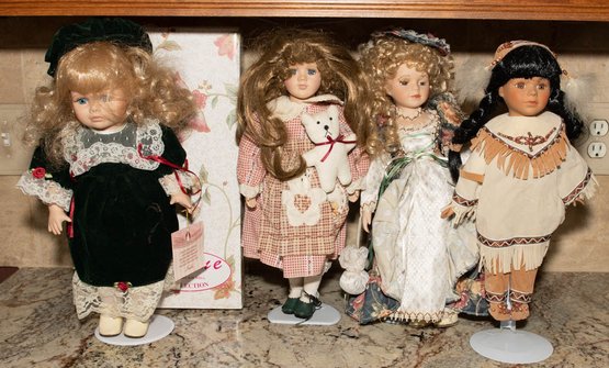 17' Vintage Dolls Collectible Memories Including Katie American And Victorian