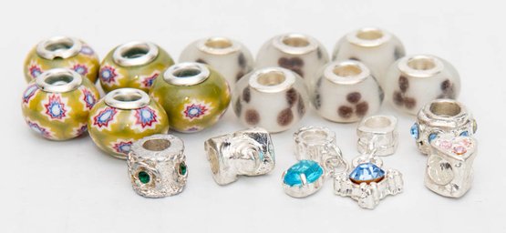 Loose Glass Beads And Crystal Charms