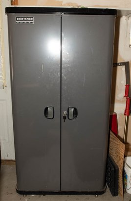 Craftsman Professional Locking Gray Storage Cabinet With Keys