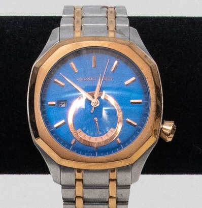 Vince Camuto Men's Two Tone Blue Face Watch
