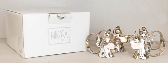 Mikasa Stainless Angel Napkin Rings (4)