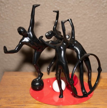 Magnetic Black Figures Moveable Sculpture