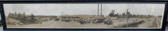 1911 Panoramic Photo Opening Of Schell Canal Photo 2