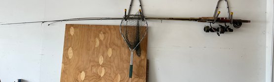 Fishing Poles And Net