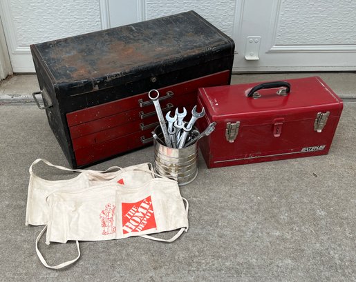 Vintage Toolboxes And Tools