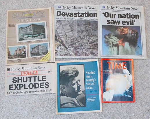 Lot Of Americas Tragedies Magazine And Newspapers