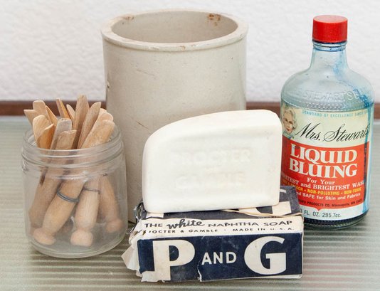 Vintage Laundry Cleaning Supplies