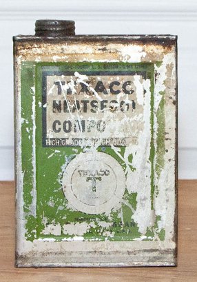 Vintage Texaco Neatsfoot Compound Tin