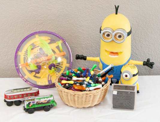 Minion Toys, Magnetic Building Pieces And Puzzle Ball
