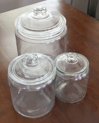 Glass Storage Jar Set (3)