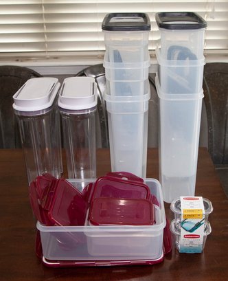 OXO And Rubbermaid Storage Containers