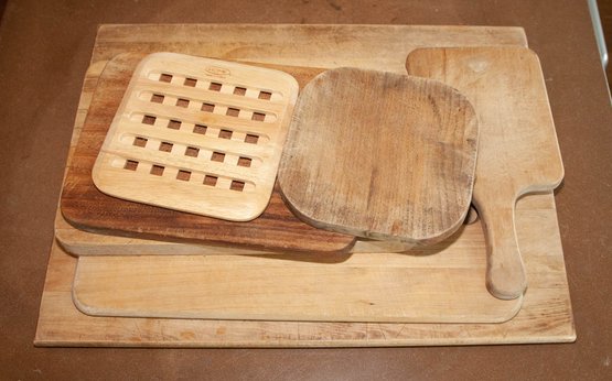 Lot Of Wooden Cutting Boards