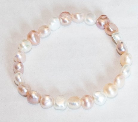 Fresh Water Pearl Stretchable Bracelet