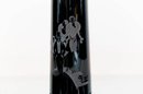 10.25' Fenton Black Sophisticated Lady Cylinder Vase #1