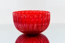 5' Ruby Red Depression Glass Bowls (8)